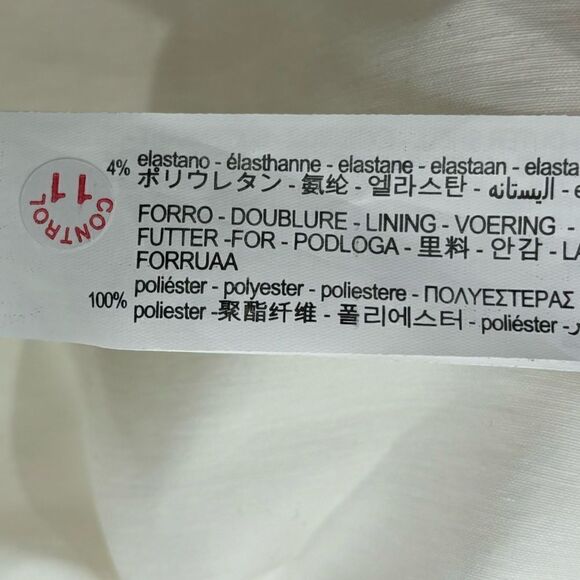 NWT ZARA LINEN BLEND DRESS WITH KEYHOLE DETAIL - Picture 16 of 16